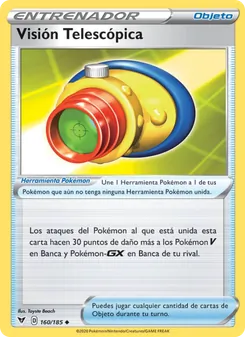 Carta Visión Telescópica de la expansión Voltaje Vívido, número 160/185