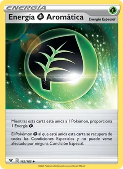 Carta Energía Grass Aromática de la expansión Voltaje Vívido, número 162/185