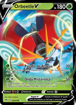 Carta Orbeetle V de la expansión Voltaje Vívido, número 20/185