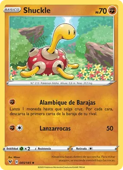 Carta Shuckle de la expansión Voltaje Vívido, número 85/185