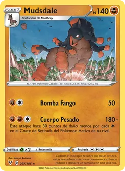 Carta Mudsdale de la expansión Voltaje Vívido, número 97/185