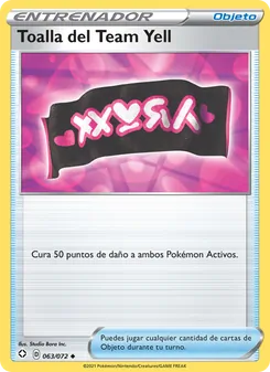 Carta Toalla del Team Yell de la expansión Destinos Brillantes, número 63/72