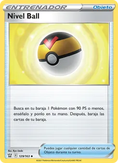 Carta Nivel Ball de la expansión Estilos de Combate, número 129/163