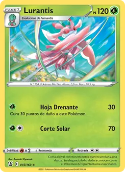 Carta Lurantis de la expansión Estilos de Combate, número 15/163