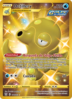 Carta Octillery de la expansión Estilos de Combate, número 178/163