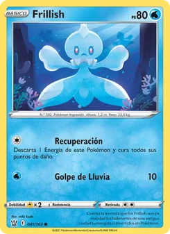 Carta Frillish de la expansión Estilos de Combate, número 41/163