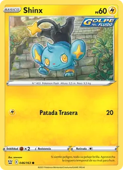 Carta Shinx de la expansión Estilos de Combate, número 46/163