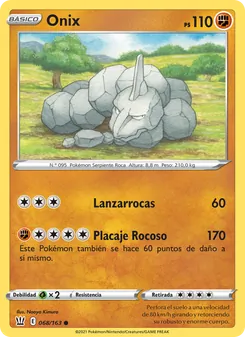 Carta Onix de la expansión Estilos de Combate, número 68/163