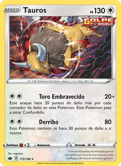 Carta Tauros de la expansión Reinado Escalofriante, número 115/198