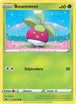 Carta Bounsweet de la expansión Reinado Escalofriante, número 13/198