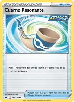 Carta Cuerno Resonante de la expansión Reinado Escalofriante, número 136/198