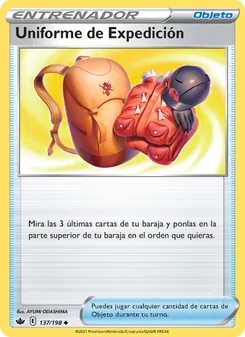 Carta Uniforme de Expedición de la expansión Reinado Escalofriante, número 137/198