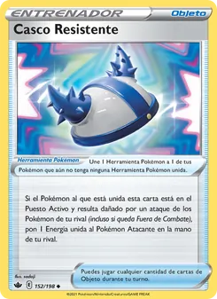 Carta Casco Resistente de la expansión Reinado Escalofriante, número 152/198
