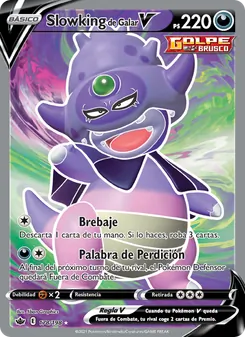 Carta Slowking de Galar V de la expansión Reinado Escalofriante, número 178/198