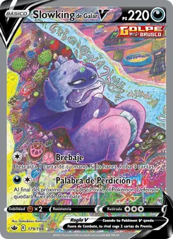 Carta Slowking de Galar V de la expansión Reinado Escalofriante, número 179/198