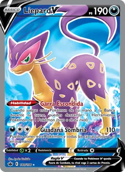 Carta Liepard V de la expansión Reinado Escalofriante, número 180/198
