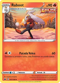 Carta Raboot de la expansión Reinado Escalofriante, número 27/198