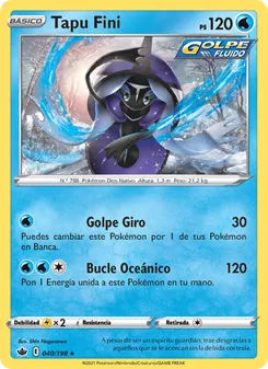 Carta Tapu Fini de la expansión Reinado Escalofriante, número 40/198