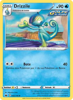 Carta Drizzile de la expansión Reinado Escalofriante, número 42/198