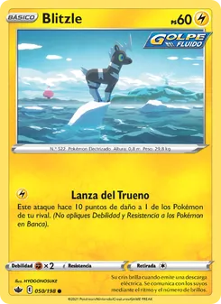 Carta Blitzle de la expansión Reinado Escalofriante, número 50/198
