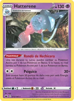 Carta Hatterene de la expansión Reinado Escalofriante, número 73/198