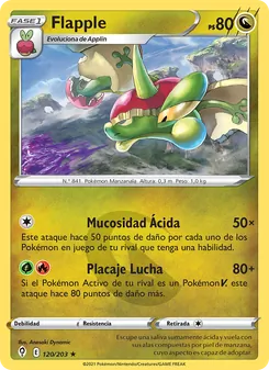 Carta Flapple de la expansión Cielos Evolutivos, número 120/203