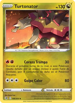 Carta Turtonator de la expansión Golpe Fusión, número 198/264