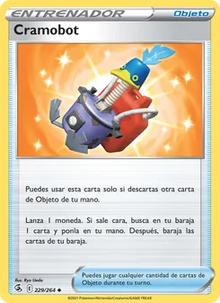 Carta Cramobot de la expansión Golpe Fusión, número 229/264
