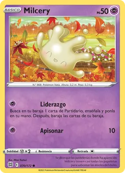 Carta Milcery de la expansión Astros Brillantes, número 070/172