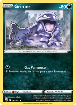 Carta Grimer de la expansión Astros Brillantes, número 084/172