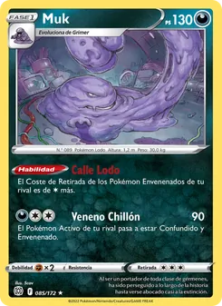 Carta Muk de la expansión Astros Brillantes, número 085/172