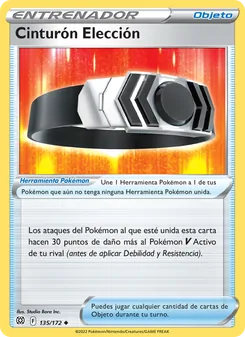 Carta Cinturón Elección de la expansión Astros Brillantes, número 135/172