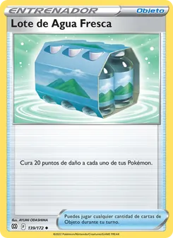 Carta Lote de Agua Fresca de la expansión Astros Brillantes, número 139/172