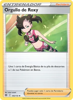 Carta Orgullo de Roxy de la expansión Astros Brillantes, número 145/172