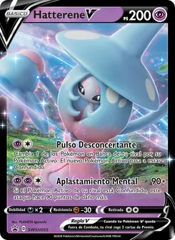 Carta Hatterene V de la expansión Cartas de promoción ESES, número SWSH055/307