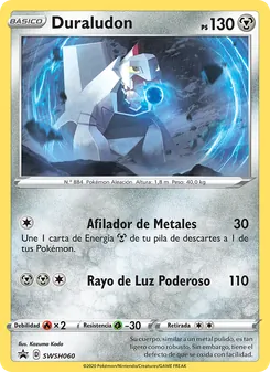 Carta Duraludon de la expansión Cartas de promoción ESES, número SWSH060/307