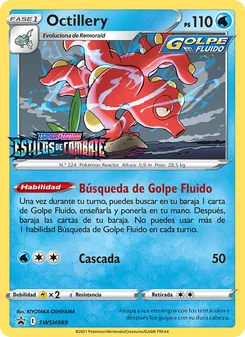Carta Octillery de la expansión Cartas de promoción ESES, número SWSH089/307