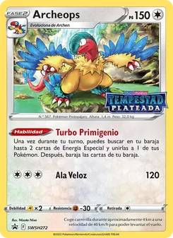 Carta Archeops de la expansión Cartas de promoción ESES, número SWSH272/307