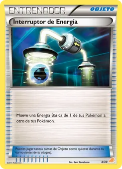 Kaart Energy Switch uit BW trainer Kit (Excadrill), nummer 4/30