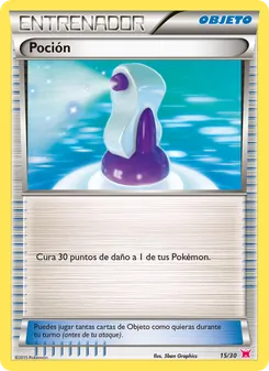 Carta Poción de la expansión Kit de Entrenador XY (Latias), número 15/30