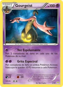 Carta Gourgeist de la expansión Kit de Entrenador XY (Noivern), número 2/30