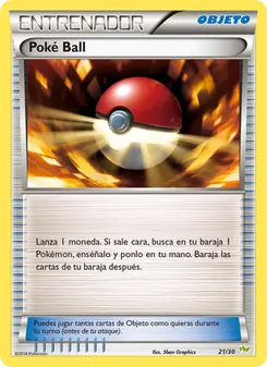Carta Poké Ball de la expansión Kit de Entrenador XY (Noivern), número 21/30