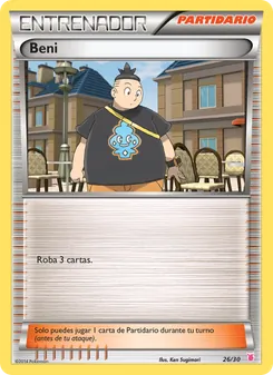 Carta Beni de la expansión Kit de Entrenador XY (Wigglytuff), número 26/30