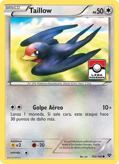 Carta Taillow de la expansión XY, número 102/146