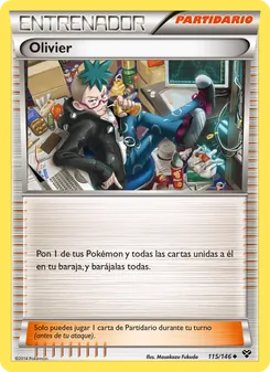 Carta Olivier de la expansión XY, número 115/146