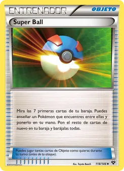 Carta Super Ball de la expansión XY, número 118/146