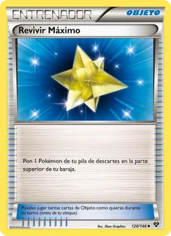 Carta Revivir Máximo de la expansión XY, número 120/146