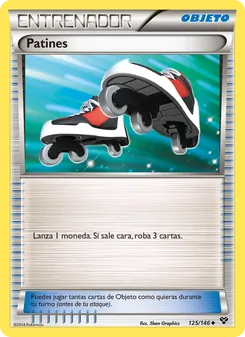 Carta Patines de la expansión XY, número 125/146