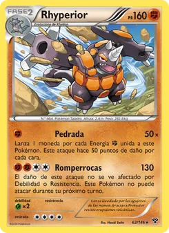 Carta Rhyperior de la expansión XY, número 62/146