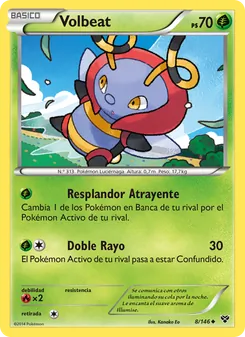 Carta Volbeat de la expansión XY, número 8/146